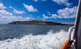 Approaching Cape Clear Island, in advance of heading to the Fasnet Rock
