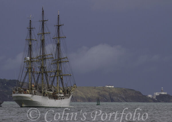 The Norwegian heritage square rigger tall ship "Sorlandet"