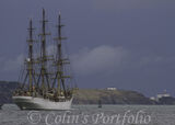 The Norwegian heritage square rigger tall ship "Sorlandet"