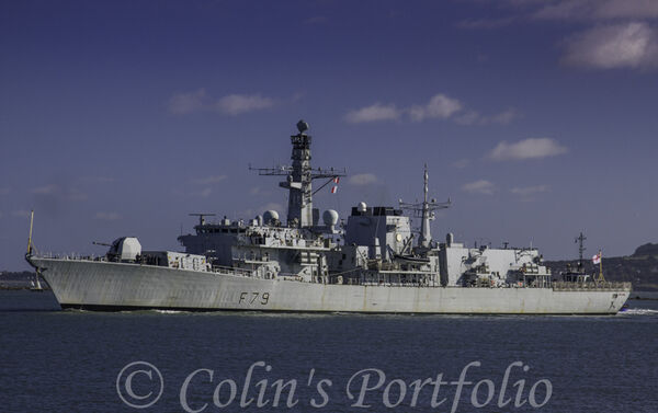 British Navy Frigate "HMS Portland - F79"
