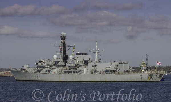 British Navy Frigate "HMS Portland - F79"