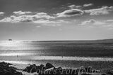 Morning sun in Dublin Bay