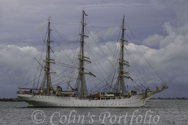 The Norwegian heritage square rigger tall ship "Sorlandet"