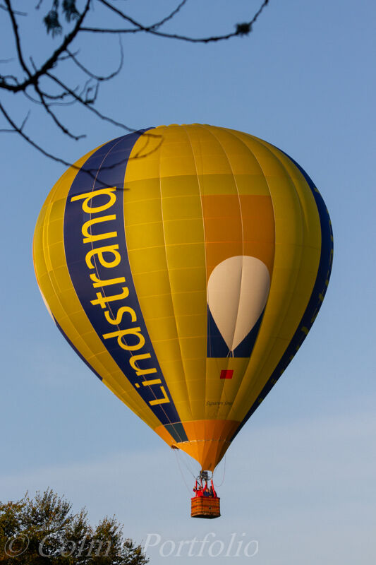 Climbing into the still evening air