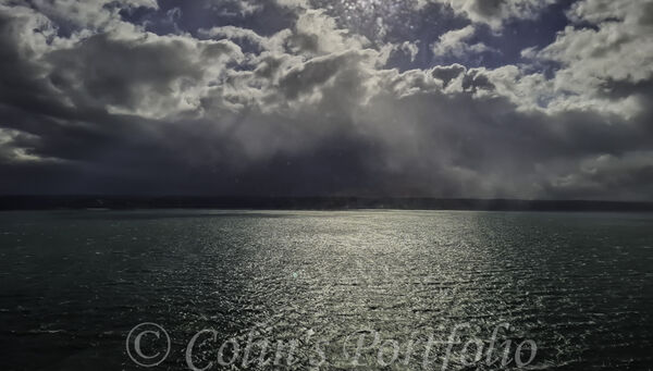 Cloudburst over Normandy, France