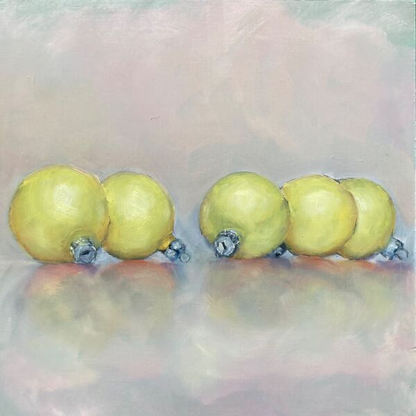 Mere Baubles in Lemon Yellow