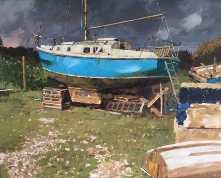 Polly Under Restoration.