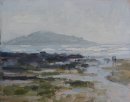 'Hazy light, Bantham' Oil 20x25cm