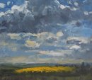 15. 'Field of Gold' Oil on paper 18x22cm £175