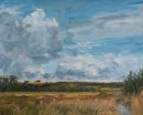 10. 'Dorchester Watermeadows' Oil 40x50cm