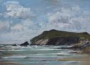 9. 'Porth Beach' Oil 36x50cm