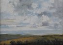 8. 'View to the sea' Oil 17x23cm