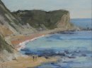 3. 'Man o War Cove' Oil on paper 10x15cm