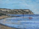 4. 'Boat at Ringstead' Oil 30x40cm