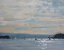 21. 'Sparkle on Poole Harbour' Oil 20x25cm
