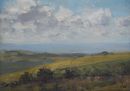 'View to the sea' Oil on Paper 11x16cm