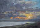 'Last light, Lyme Bay' SOLD
