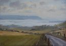 'Road to Portland' Oil on Paper 11x16cm
