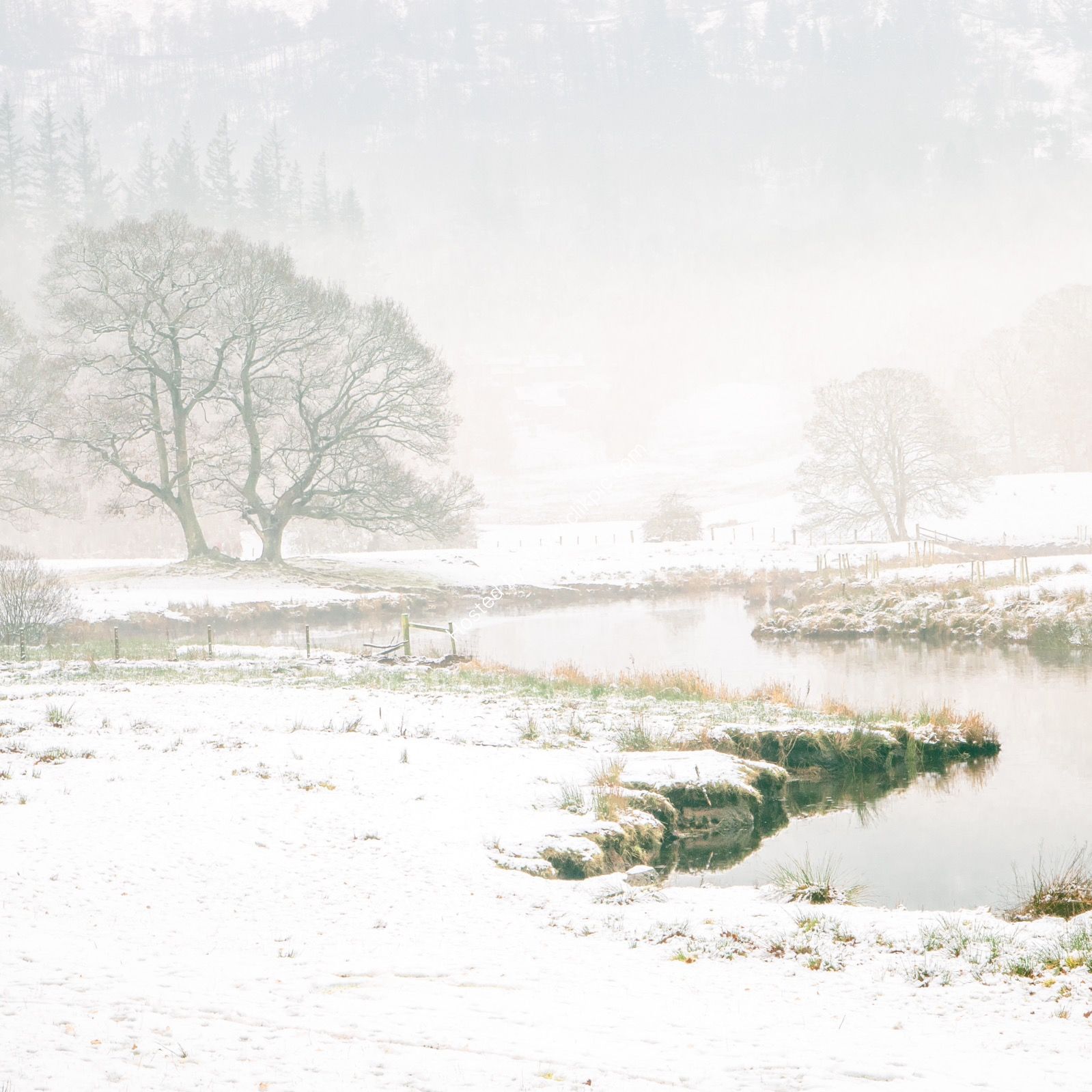 River Brathay in Winter 1
