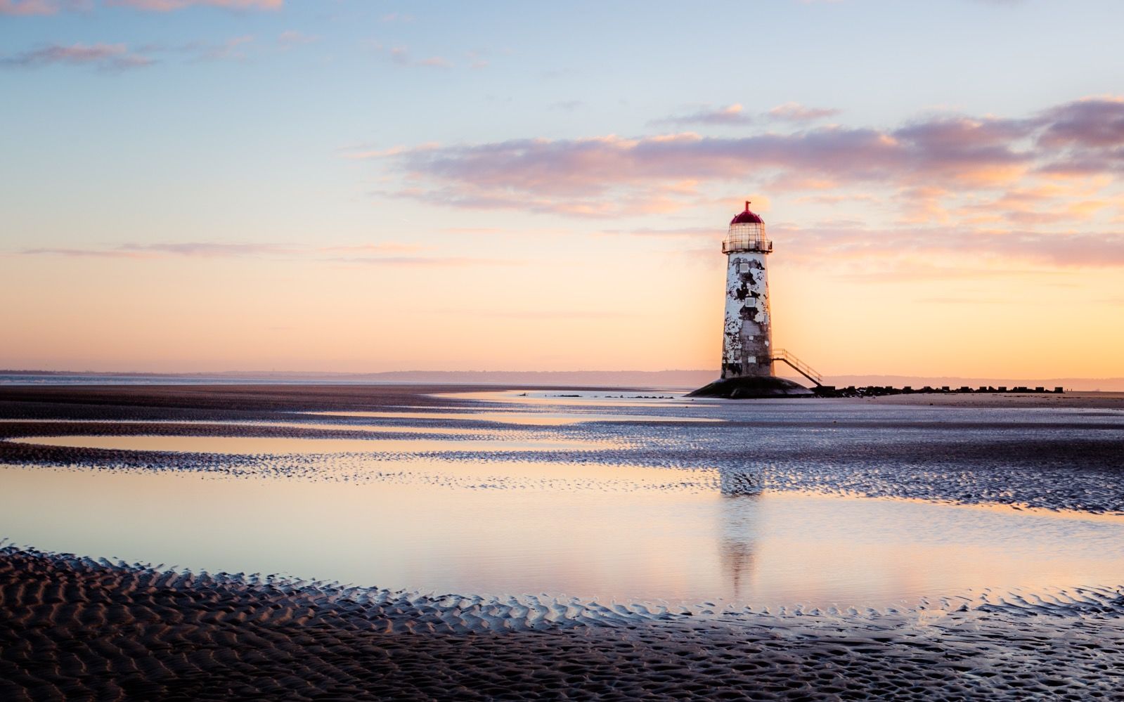 Sunrise Talacre Beach North Wales
