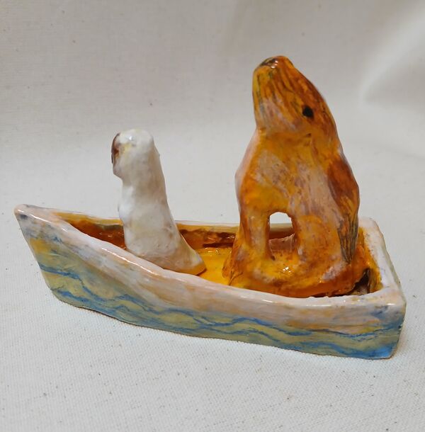 Travellers hare and woman £45 +p&p