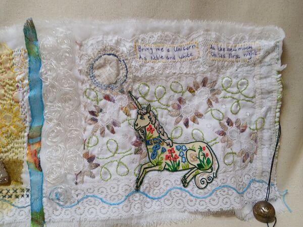 Unicorn roll please contact me if you are interestd in this piece.