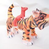 Tiger with red rider (sold)