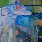 Polar bear 92x92x2cm