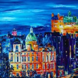 The Bank on the Mound to Edinburgh Castle