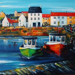 Moored for the night, Crail