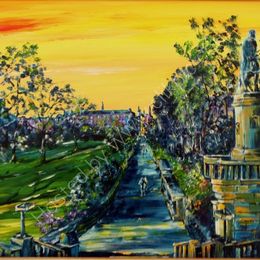 Dancing in the gardens