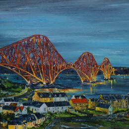 Forth Bridge North Queensferry Lights