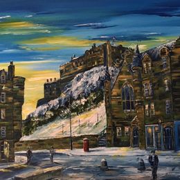 Winter time Grassmarket