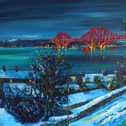 SOLD - Winter Time at the Forth Bridge