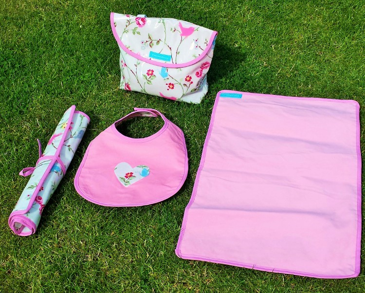 Baby mini changing bag, mat,bib snack mat.jpg