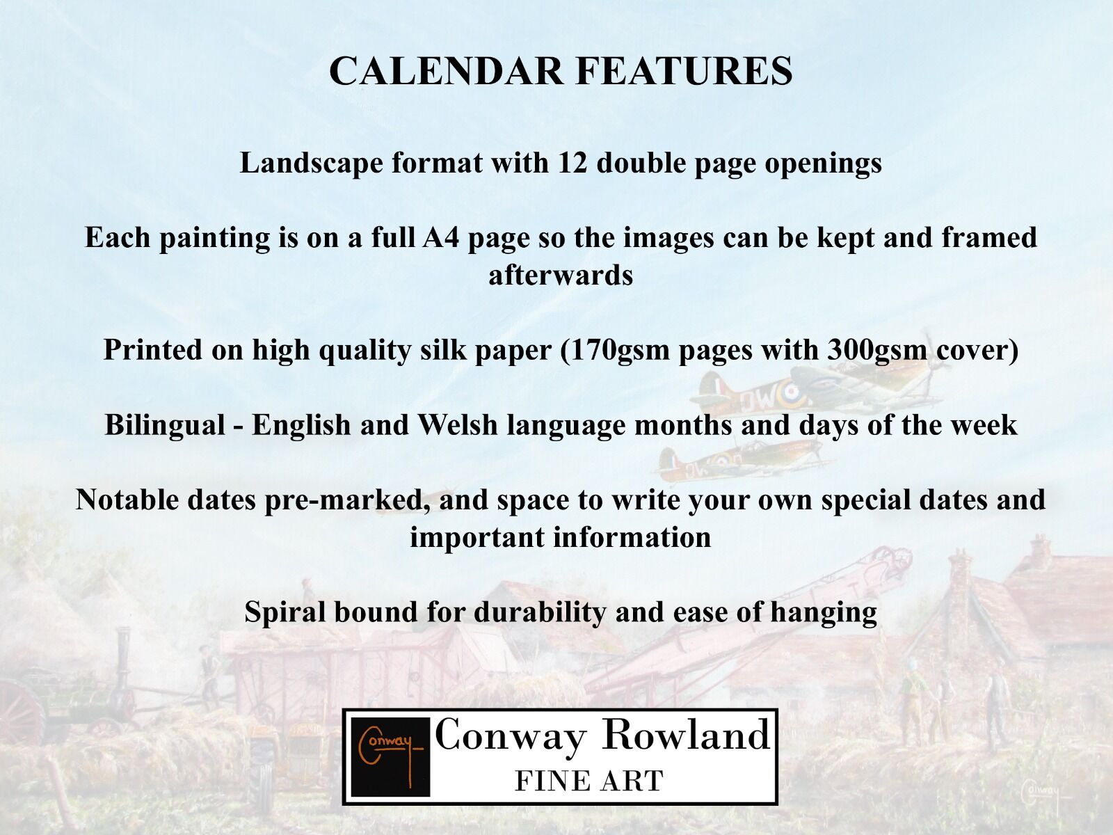 2026 calendar features 