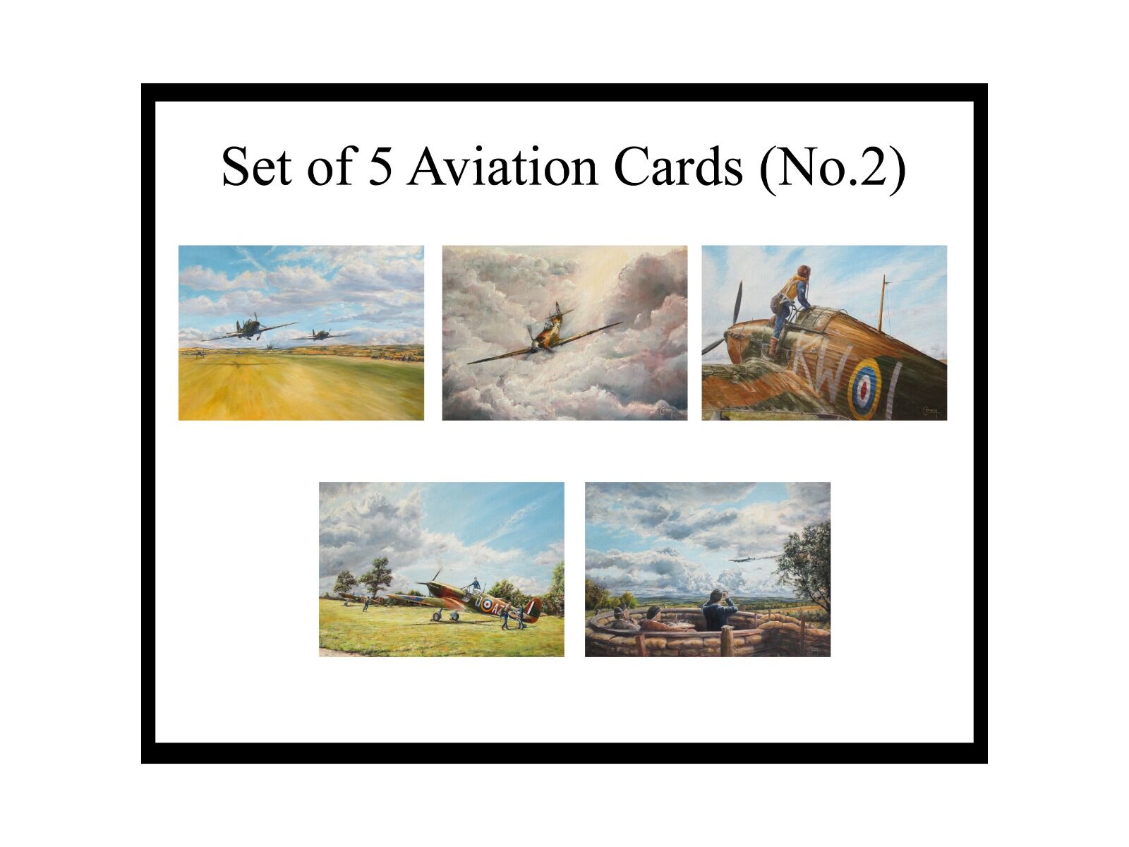 5 Aviation paintings