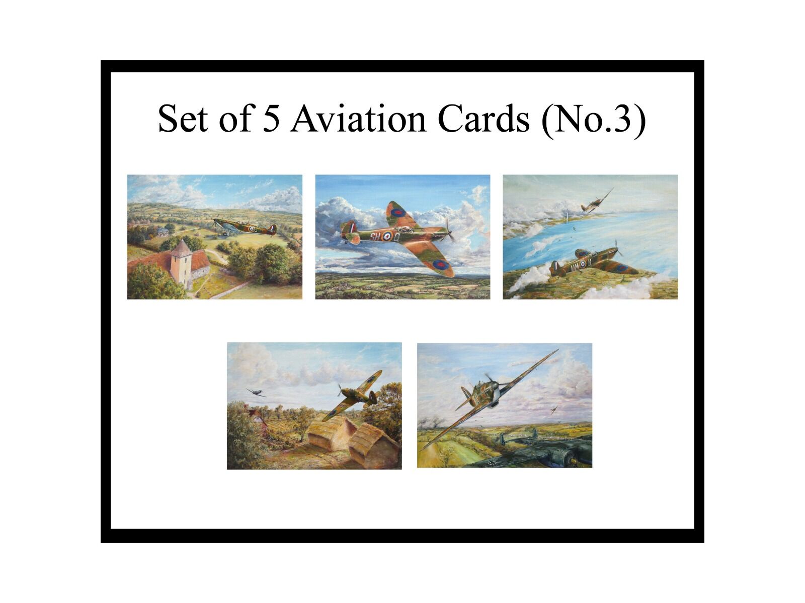 5 Aviation paintings