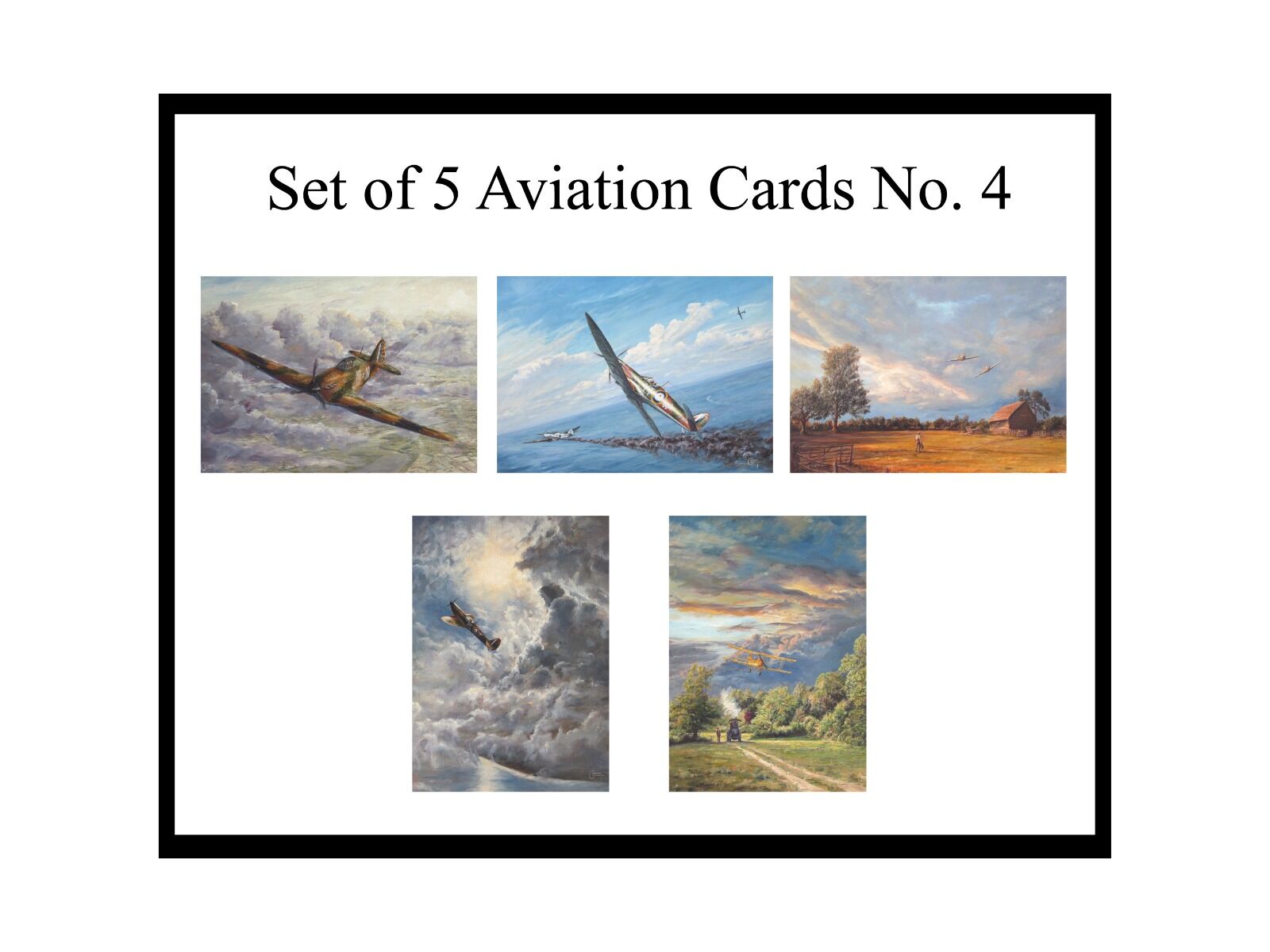 5 Aviation paintings