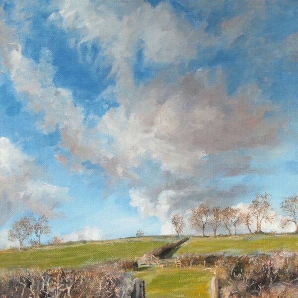 'Early Winter Cloudscape' - Llansawel, Carmarthenshire