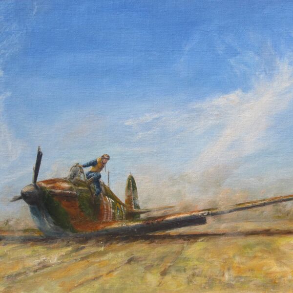 "Never Got Out So Quickly" - Hurricane of F/Sgt. Arthur Herbert Dorrien 'Bill' Pond, No. 601 Squadron (Sold) Bill Pond Hurricane, 601 Squadron Hurricane