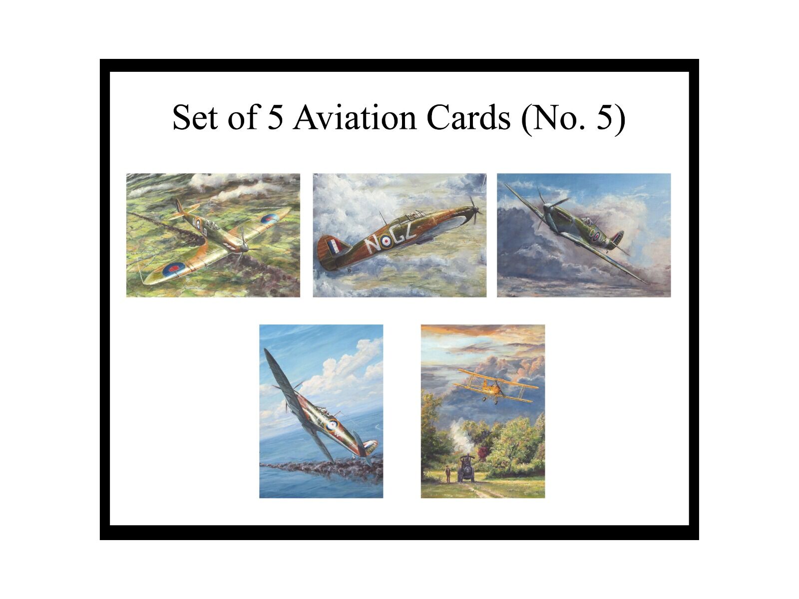 5 Aviation paintings
