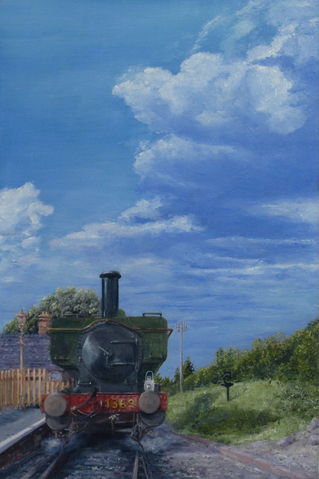 GWR 1366 Class PT 1369 at Chinnor