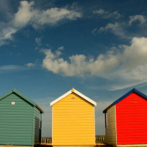 Beach Huts, Calshot near Southampton 2.