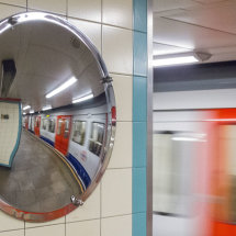 Mile End Underground Station, London.