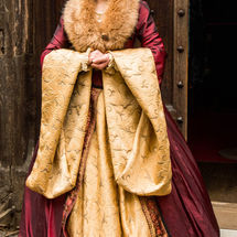 Period Costume. Hever Castle, Kent.