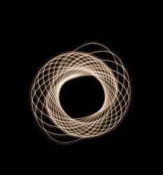 3rd equal - Light trail 1 by Adele Tate