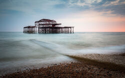 Brighton sunset by Adrian Gidney - 1st