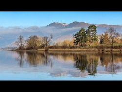 Derwentwater Spring Reflections by Ann Healey - Commended