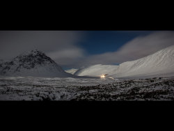 Glencoe by moonlight by Adrian Gidney - Commended
